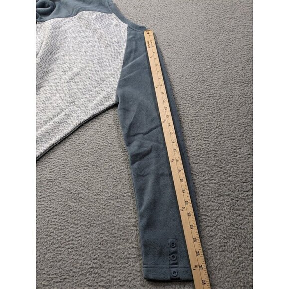 Old Ranch Talvi Pullover Shirt Medium Long Sleeve Sweater Fleece Baseball Raglan - Picture 9 of 13